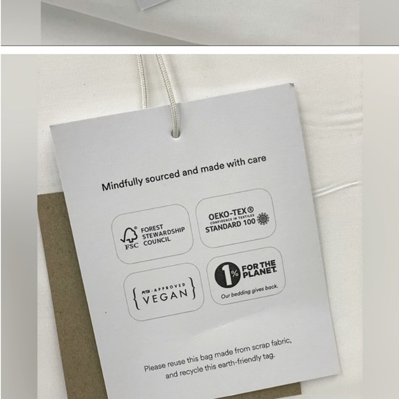 Ettitude Bedding Ettitude Bamboo Lyocell Sheet Set White King Or